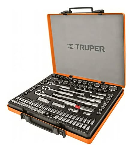 Truper Jd-103mp, Juego De Autoclé De 103 Piezas Mixto Verde