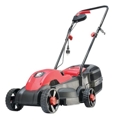 Cortadora De Césped Eléctrica Con Bolsa 1200w Equus Rojo Naranja
