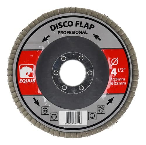 Discos Flap Equus 4 ½'' Pack X 10 Unidad Negro