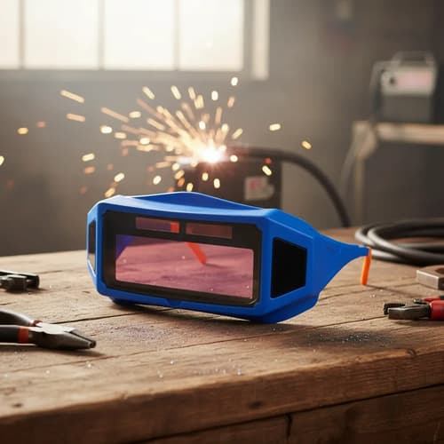 Lente Soldar Fotosensible Wadfow Wwa1501 Azul Lisa