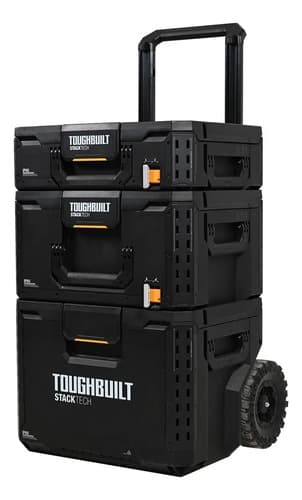Caja Organizadora Herramientas Con Ruedas Toughbuilt Tb-b1s3-b-70r Negro