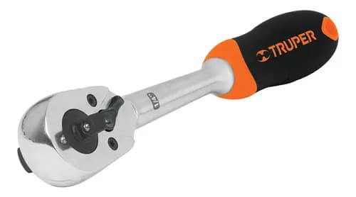 Matraca Doble Cuadro 1/4' - 3/8' 48 Dientes Truper 13419