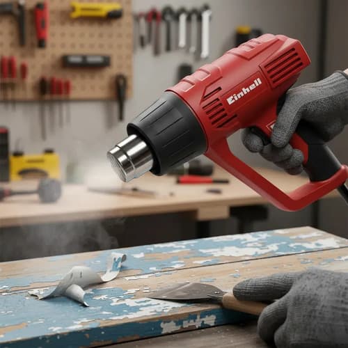 Pistola De Calor 2000w 2 Velocidades Einhell Rojo