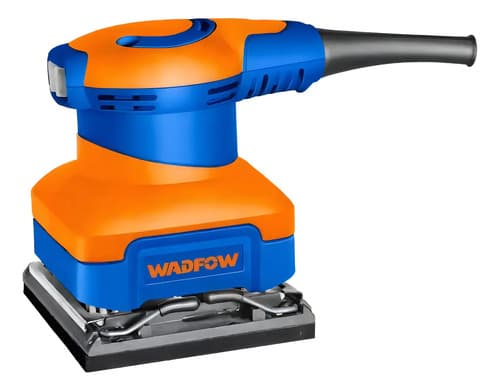 Lijadora Orbital De Palma Wadfow 240w 14000 Rpm Rey Ofertas Color Azul Y Naranja