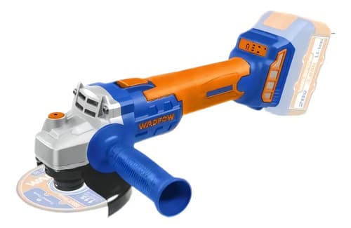 Amoladora 20 Volt X 2 Baterias 3.0 Ah Wadfow Azul/naranja