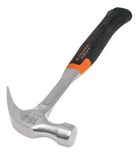 Martillo Forjado Una Pieza Uña Curva 16' Truper Expert