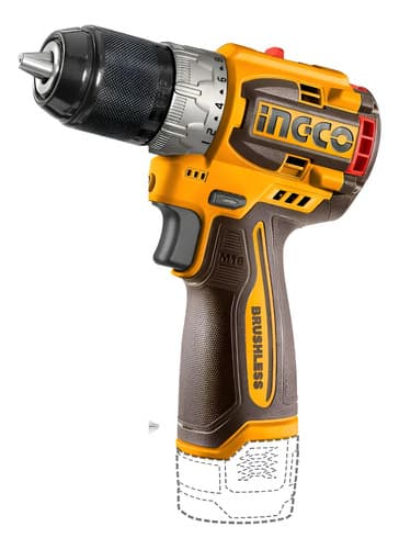 Ingco Llave De Impacto Inalámbrica 4w Naranja Csdli0403 Amarillo 50hz/60hz