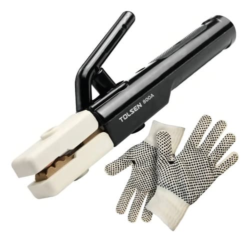 Pinza Porta Electrodo 800a Tolsen 2.5mm-6.35mm Hierro Laton