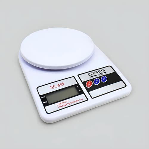 Balanza De Cocina Digital Cosmos Sf-400 Hasta 10 Kg Blanco
