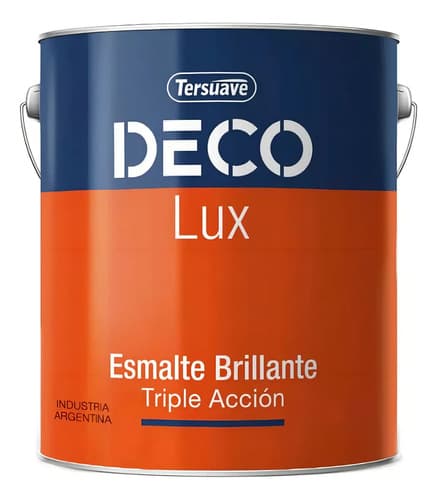 Esmalte Tersuave 1 Lt Deco Lux 3 En 1 Convertidor Brillante Color Amarillo