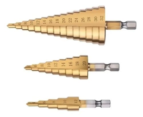 Set De Brocas Escalonada Cónica Para Fierro Paso A Paso