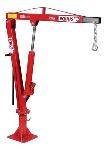 Guinche Giratorio Para Camión Y Camioneta 900 Kg Nt Rojo
