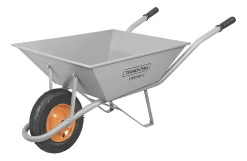 Carrito De Mano Tramontina Extraforte De 65 Litros Gris