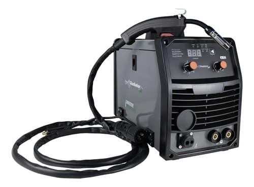 Soldadora Gladiator Gla Pro 225a Mig Mma Tig Con Gas Y Sin G Gris Oscuro