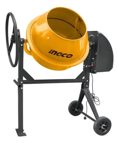 Hormigonera 180lt Ingco 1 Hp Trompito + Guante
