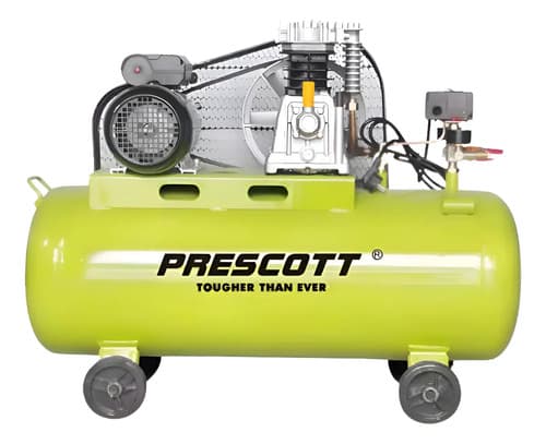 Compresor De Aire 100 Lt 3 Hp Electrico Monofasico Verde 50 Monofásica