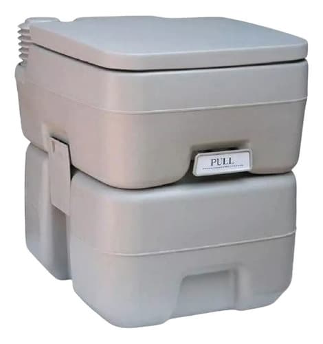 Baño Quimico Portatil 20 Litros Camping Inodoro Beige