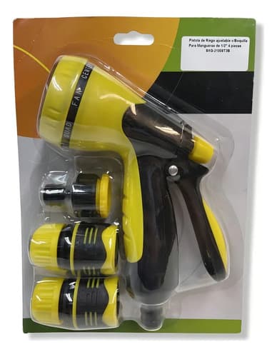 Pistola De Riego Ajustable Con Boquilla Para Mangueras De 1