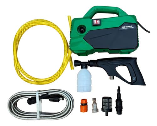 Hidrolavadora En Kit Montana 1400w - Dispensador Jabon Verde