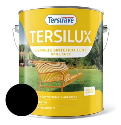 Tersuave Multipropósito Convertidor Brillante Esmalte 4 L 1 Unidad Negro