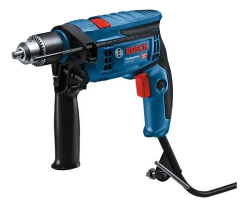 Taladro Percutor Atornillador Eléctrico De 13mm Bosch Gsb 13 Re - 0 601 2b8 0e0 + Accesorios Con Caja De Cartón Azul 60hz