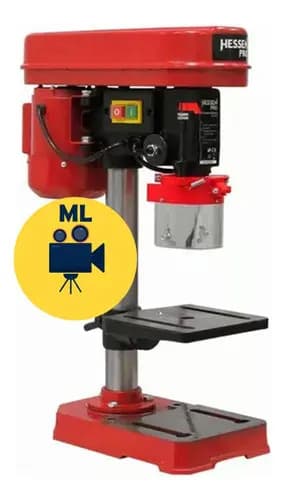 Taladro De Columna 375 W 16mm Hessen Pro G P Color Bordó Frecuencia 50hz