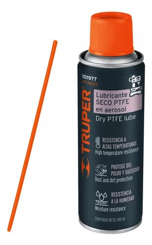 Lubricante Truper Multiuso Seco Ptfe Aerosol 240ml Wt-240te