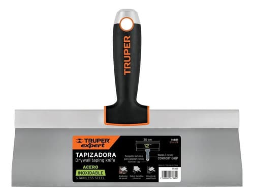 Espátula Tapizadora De 12' Acero Inoxidable, Truper Expert