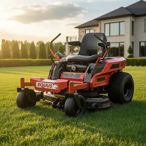Tractor Cortacesped Giro Cero Equus A Bateria 42 44ah