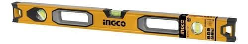 Nivel Aluminio Industrial Ingco 80cm Amarillo Hsl08080