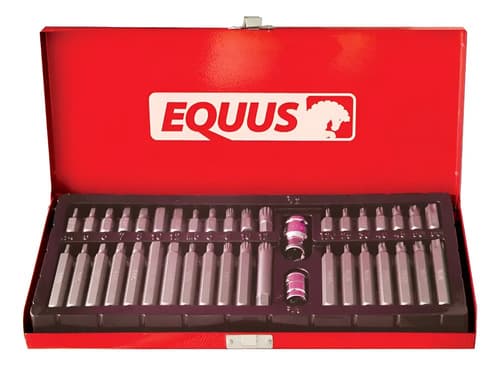 Juego De 41 Piezas De Puntas Equus Torx Rojo