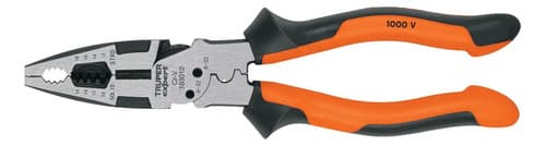 Pinza Multiuso 8 Electricista, Comfort Grip, Truper 103012