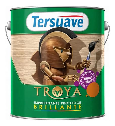 Tersuave Impregnante Protector Maderas Troya X 4 Litros Natural Brillante