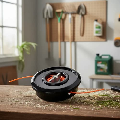 Cabezal Carretel Porta Tanza Manual Desmalezadora Universal Negro