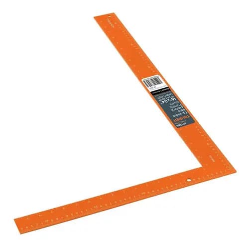 Escuadra Para Cantero 16''x24'' Aluminio Truper 101386 Naranja