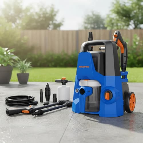 Hidrolavadora Aspiradora 2 En 1 1600w 130bar Wadfow Whp4a16 Azul 50/60hz