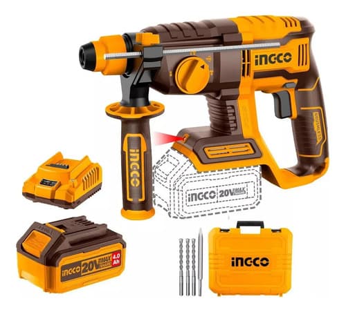 Rotomartillo P20s 20mm 4 Funciones Crhli202081 Smf Color Naranja Claro Frecuencia 50/60 Ingco