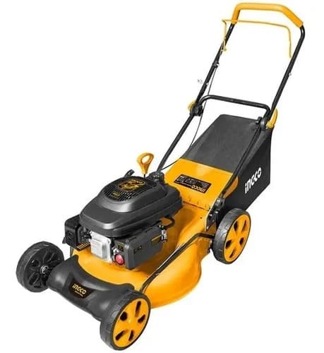 Cortadora Cesped 7 Posiciones A Nafta 3.5kw 4.8hp Ingco Amarillo