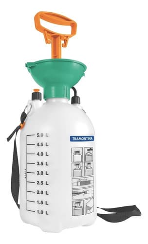 Fumigador Pulverizador Tramontina 5 Lts De Presión A Bomba