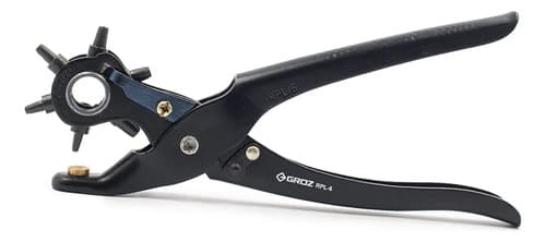 Sacabocados Groz Para Cuero Diseño Ergonómico Herramienta De Precisión