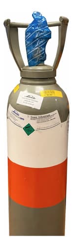 Cilindro Tubo De Gas Para Soldar 2 Mts, Mig/tig. Cargados Plateado