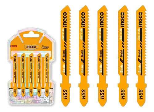 Set De Hojas Para Sierra Caladora Metal 5 Piezas Ingco Jsbt1