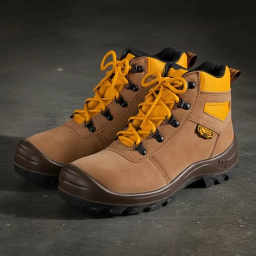 Botas De Seguridad Ingco Ssh02sb Marrón Claro 42 Uy