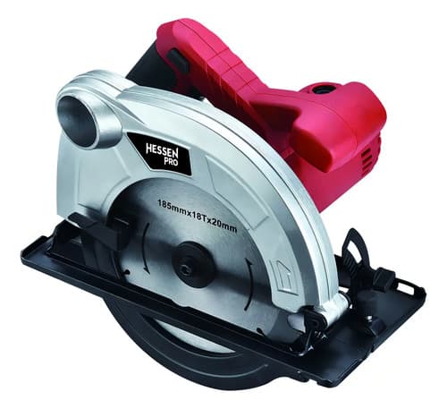 Sierra Circular Hessen 1300w 185mm Para Carpintería Y Constr