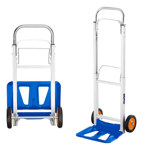 Carro Carga Plegable Hasta 90kg Wwb9a09 Wadfow Azul