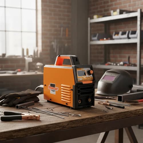 Soldadora Inverter Smarter Tools Pro Evolution 220a Color Na Naranja
