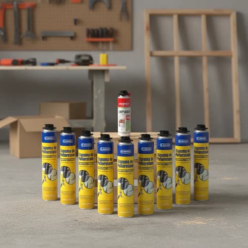 Poliuretano Proyectado Proyectable X12 Unds Unisil + Cleaner