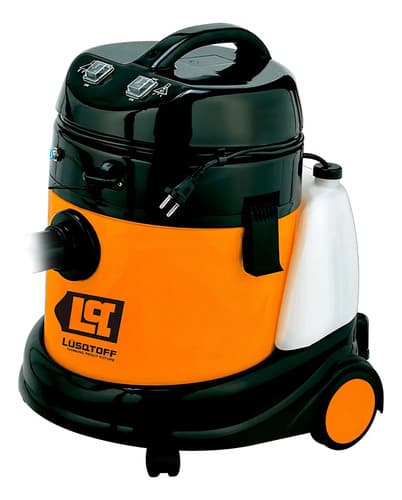 Aspiradora Industrial De Tacho Lüsqtoff Ltl20-8 20l Naranja Y Negra 50hz Naranja/negro