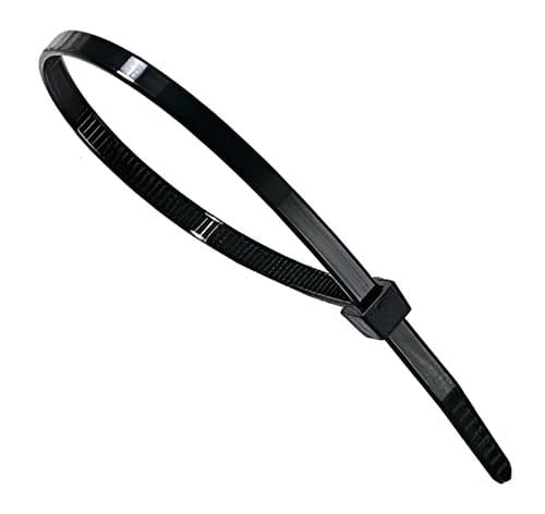 Precintos De Nailon Tacsa Negros 10 Cm X 2.5 Mm Pack Por 100 Unidades Negro