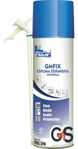 Espuma Expansiva De Poliuretano Gmf 500 Ml Para Rellenar Y Sellar
